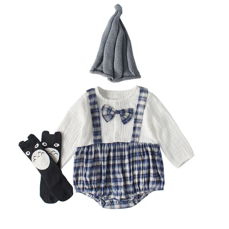 New Baby Girl Romper Long Sleeve Jumpsuit Toddler Boy Rompers Baby Onesie For Brother Sister Birthday Cotton Newborn Clothes