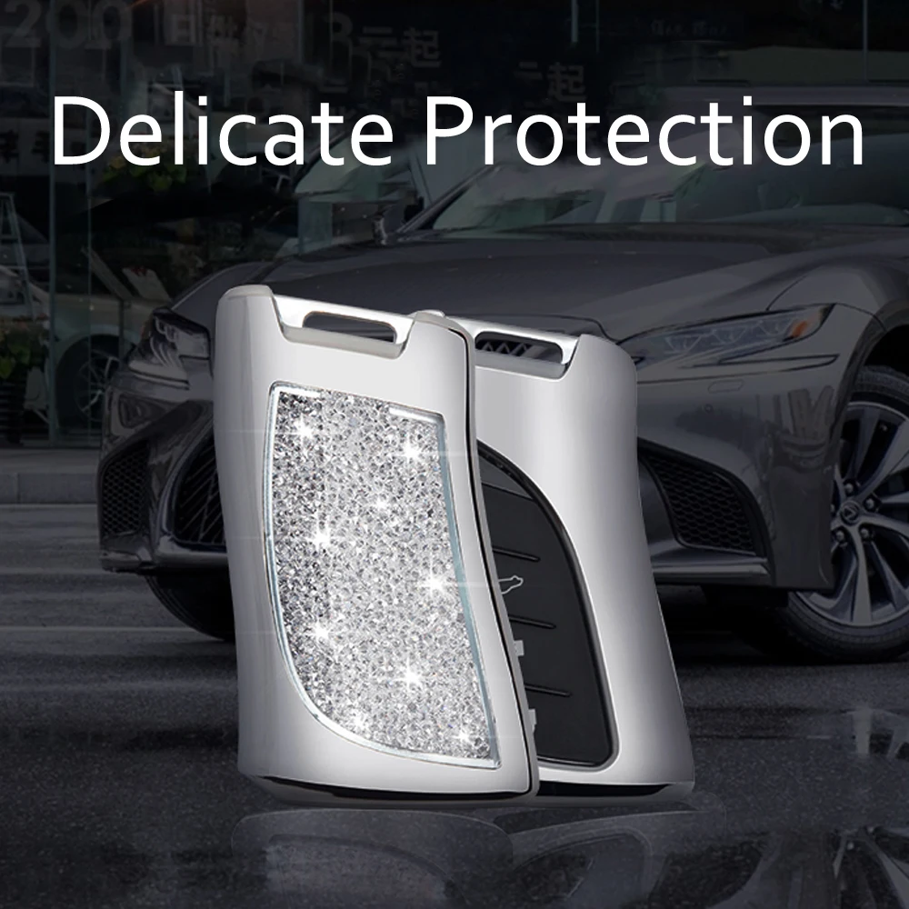 

3 button car key protector For Lexus ES300H ES350 US200 US260h UX200 UX250h LS350 F 250 260 300h Sport 2018 2019 fob cover case