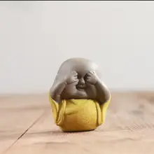 Фигурка монаха жир керамические украшения фигурка буддийского монаха домашний декоративный фарфор декор Китайский Художественный керамический питомец