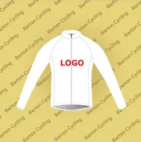 Barton Cycling Jerseys Competition Grade Winter Thermal Fleece Long Sleeve Jacket Bib Pants Custom Design Cycling Set Kit 1