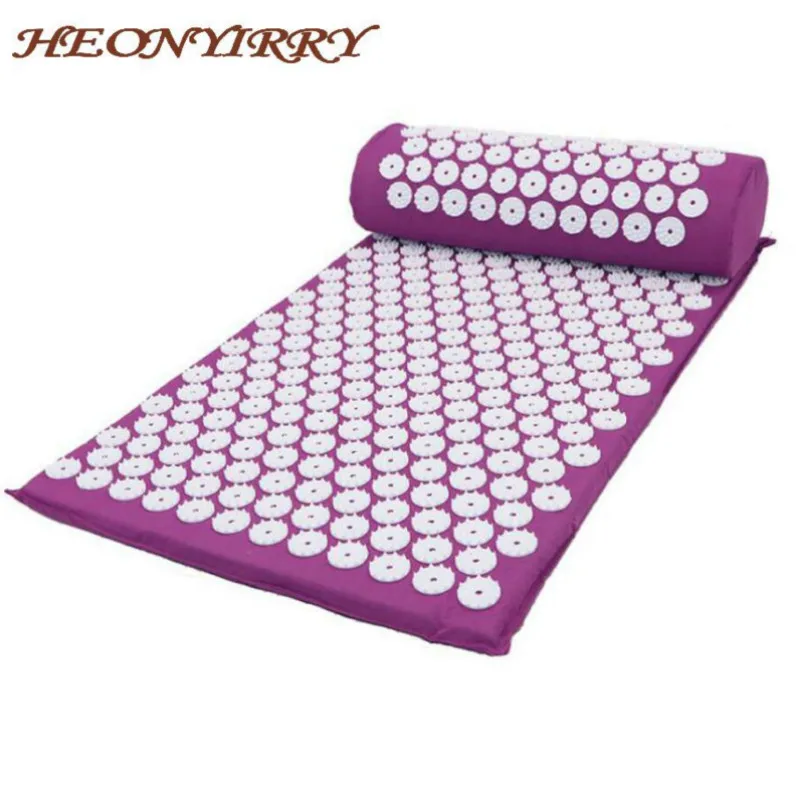 

Massager Cushion Acupuncture Sets Relieve Stress Back Pain Acupressure Mat/Pillow Massage Mat Rose Spike Massage and Relaxation