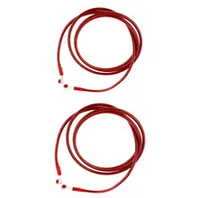 200 см, 210 см мотоцикл кафе гонщик ABS пластик плетеный тормозной Масляный шланг линия, красный