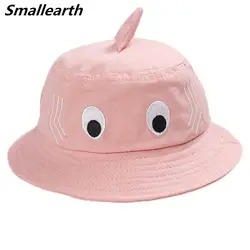 Новые весенние детские хлопковые шляпы для мальчиков и девочек с большими глазами, шляпа от солнца для малышей, летняя и Осенняя детская