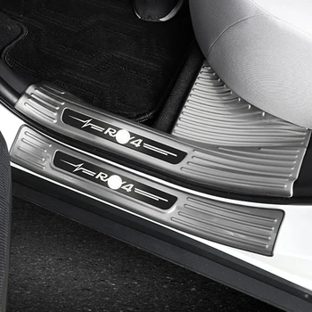 

4pcs Car Styling For Toyota RAV4 RAV 4 2020 Stainless Steel OuterDoor Sill Protector Pedal Scuff Plate Cover