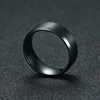 Vnox Classic Men Ring Stainless Steel Wedding Jewelry Horus Cross Casual Male Band 4