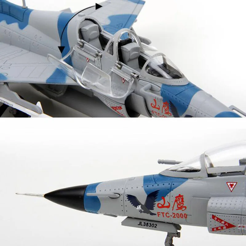 1:48 масштаб FTC-2000 Xiaolong истребитель тренажер тренировочная Игрушечная модель самолета статическая литая модель сплава
