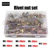 Rivet nut tool  Insert Manual Riveter Threaded Nut Riveting Rivnut Tool for Nuts M3 M4 M5 M6 M8 M10 M12 6