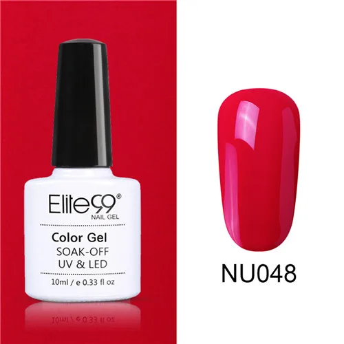 Elite99 Gel Polish Set UV Vernis Semi Permanent Primer Top Coat 10ML Nude Gel Varnish Nail Art Manicure Gel Lak PolishesNails - Цвет: 048