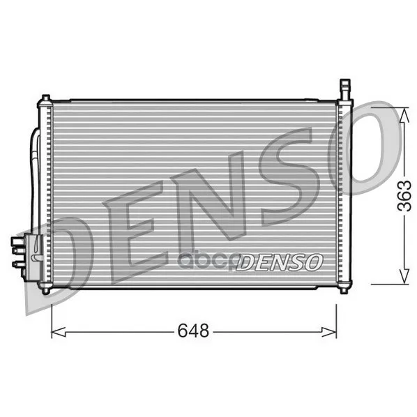Радиатор Кондиционера Dcn10006 Denso арт. DCN10006