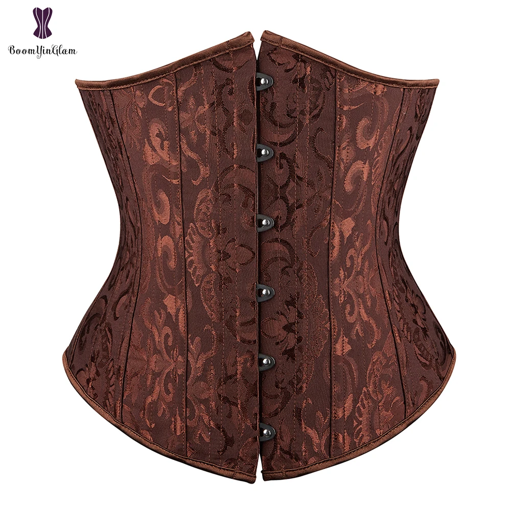 Cintura Cincher Underbust Espartilho Espiral de Aço Desossado