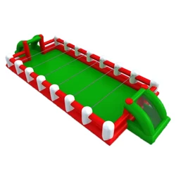 Inflatable Sports Football Playground Inflatable Soccer Game Field Outdoor Play For Kids