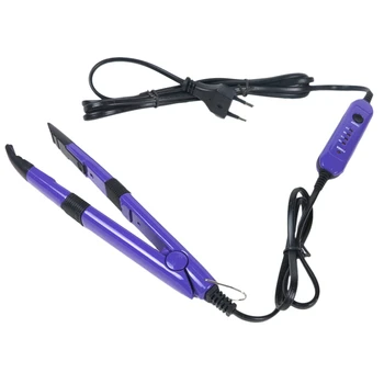 

NEW-Hair Extension Tool Hair Extension Fusion Iron Connector Keratin Bonding Tools Adjustable Temperature Fusion Heat Connector