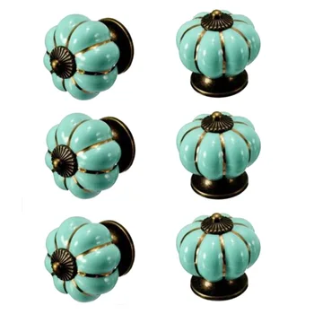 

Ceramic & Zinc Alloy Handles Drawer Knobs Cabinet Cupboard Door Handles Pulls Single Hole Knobs W/ Screws Bathroom Kitchen