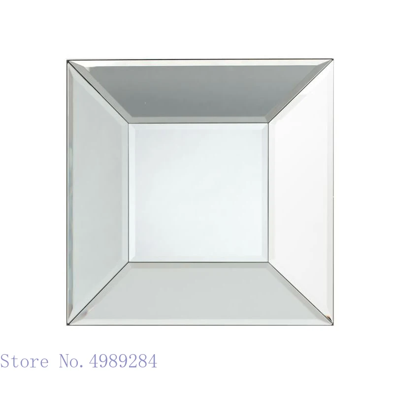 Background Wall Decorative Mirror Square Wall Mirror Ornaments Living Room Wall Hanging Combination Home Decoration Accessories 6