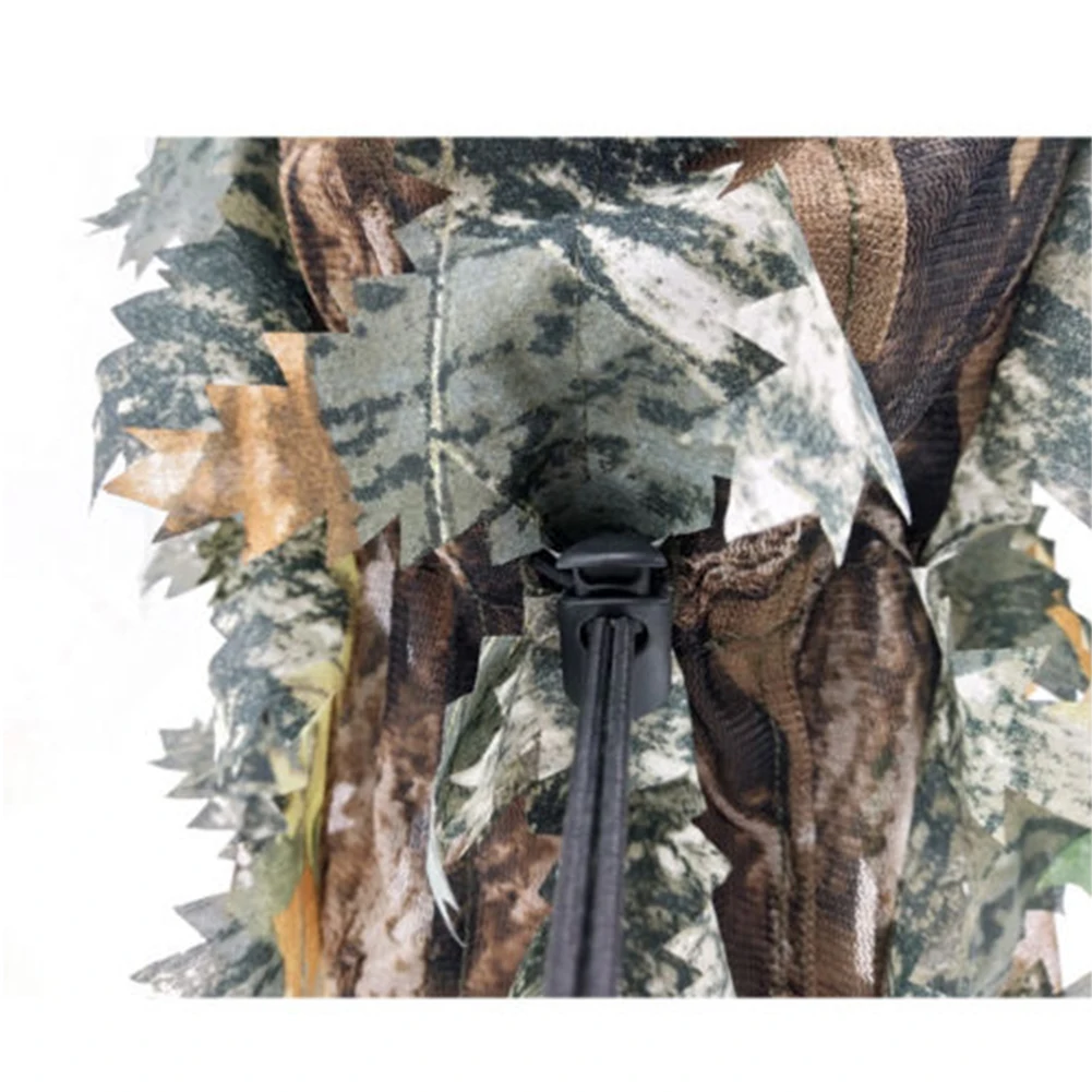 Тактический 3D Камуфляжный рыболовный полиэстеровый листовой лес дышащий Открытый полный уход за лицом Охота Millitary головной убор Маска Камуфляж