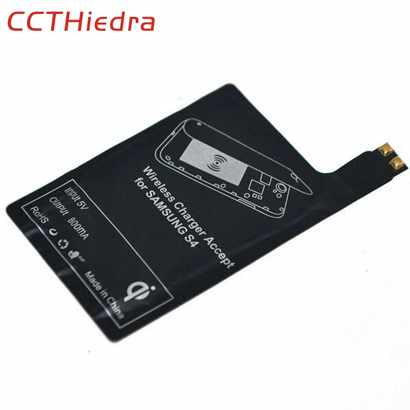 Cctiedra Qi Беспроводное зарядное устройство приемник для Samsg Galaxy S3 S4 S5 Android Micro