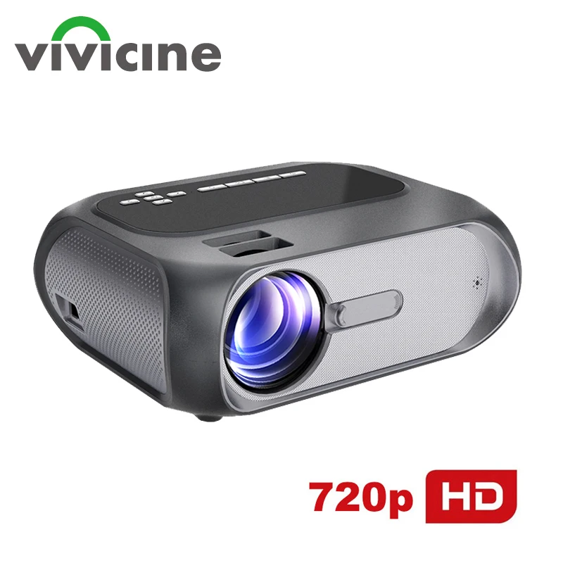 

Vivicine T7 720P HD Portable Home Theater Video Game Projector,HDMI USB Movie Projector Beamer