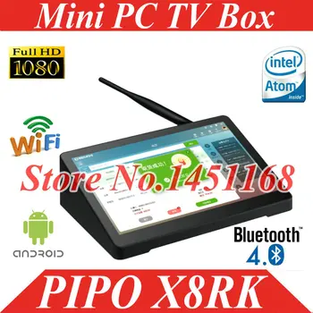 

PIPO Mini Pc Android 7.0 Intel 7 inch-Screen Tv Box Quad-Core X8RK ,2GB RAM 32GB ROM