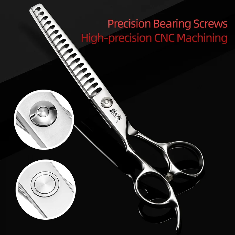 Left Hand Scissors Fishbone Trimming Scissors Stainless Steel 7.25 Inch Jp  440c Pet Thining Grooming - Buy Left Hand Scissors Fishbone Trimming  Scissors Stainless Steel 7.25 Inch Jp 440c Pet Thining Grooming