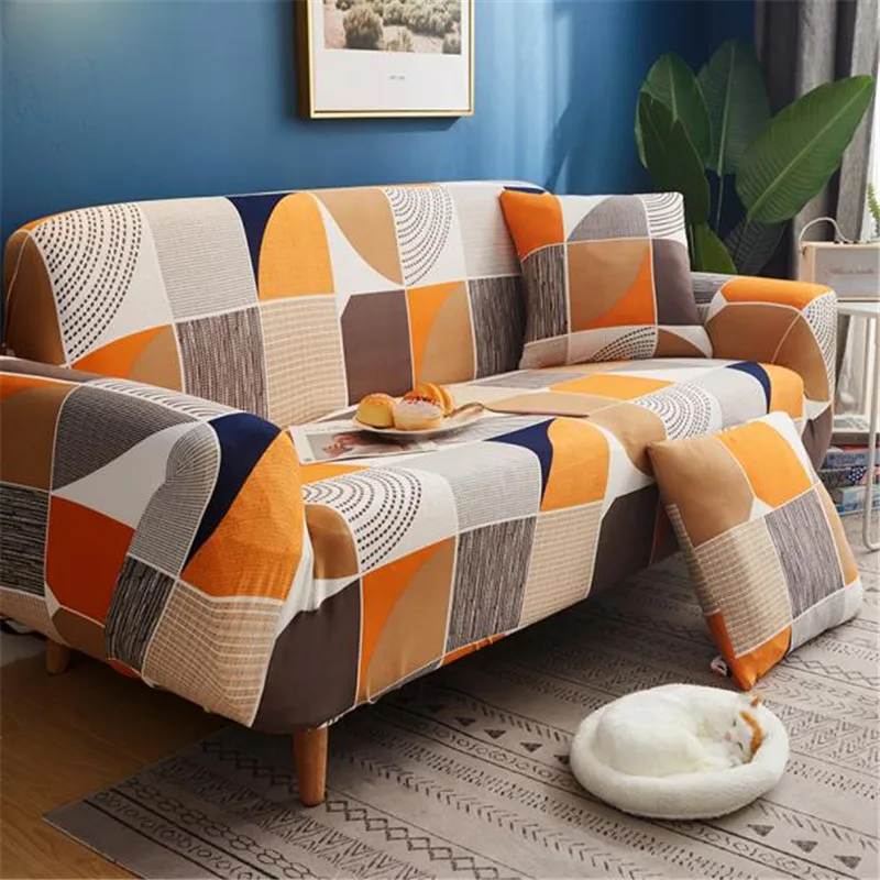 Slipcovers диван Чехлы для гостиной Универсальный Эластичный плед подлокотник угловой чехол для дивана Защитные чехлы для детей домашних животных