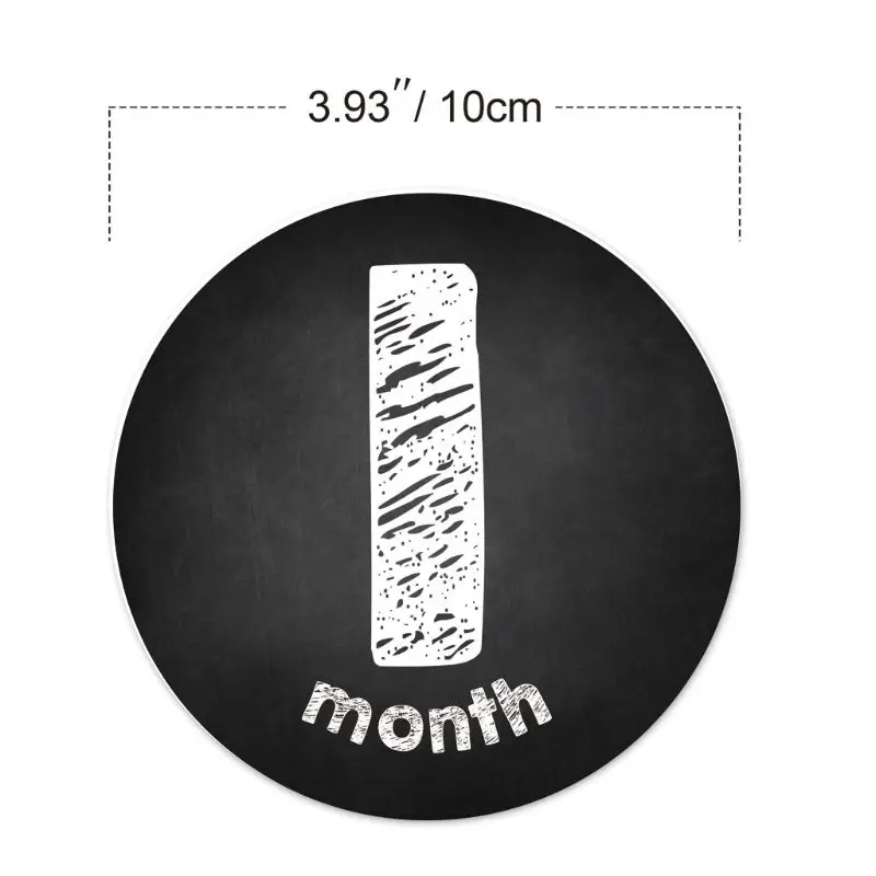 1-12 месяцев Детские ежемесячные наклейки новорожденный первый год возраст и рост Отслеживающие наклейки душ регистрации подарок и скрапбук фото держит