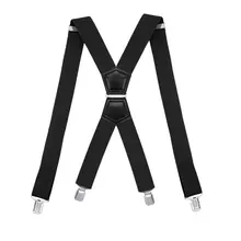 Для мужчин и женщин, 4 зажима, рубашка для отдыха, 3,5 см, штаны, брюки, зажим на спине, подтяжки, элегантные, эластичные, сплав, металлическая головка, регулируемые подтяжки