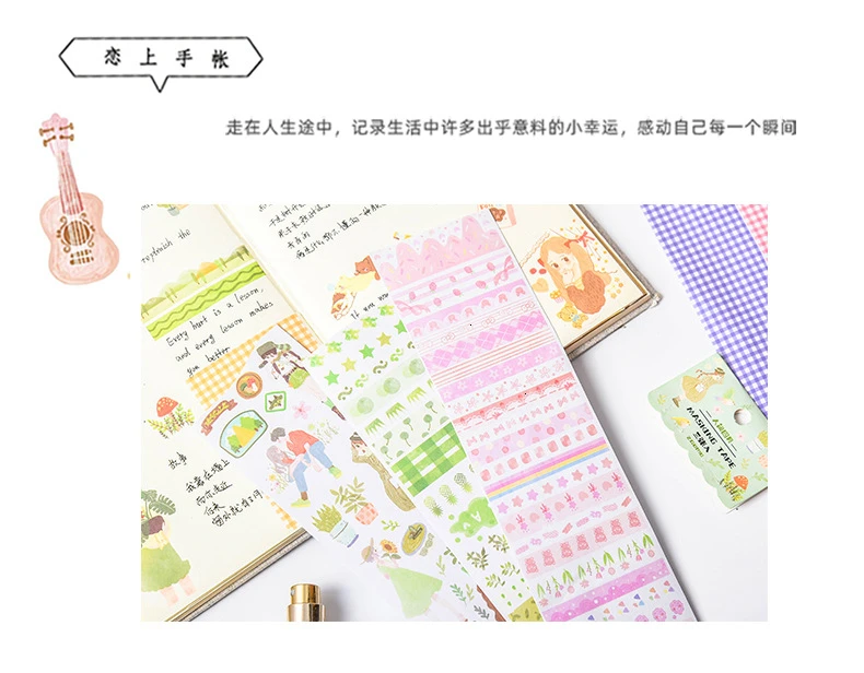 Красочные наклейки с милыми рисунками Kawaii Cat настольная декоративная наклейка DIY креативные бумажные канцелярские товары для школы офисные принадлежности 06571