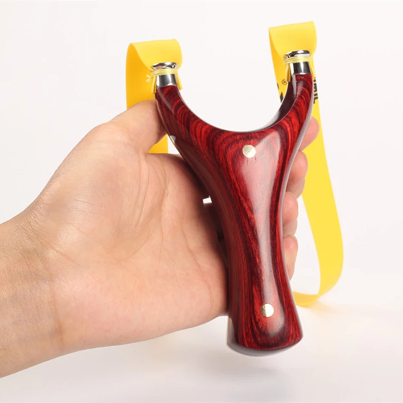  Wooden Catapult CNC Machining Technology Simple  Outdoor Competitive Hunting Use Flat Leather Rubber Band