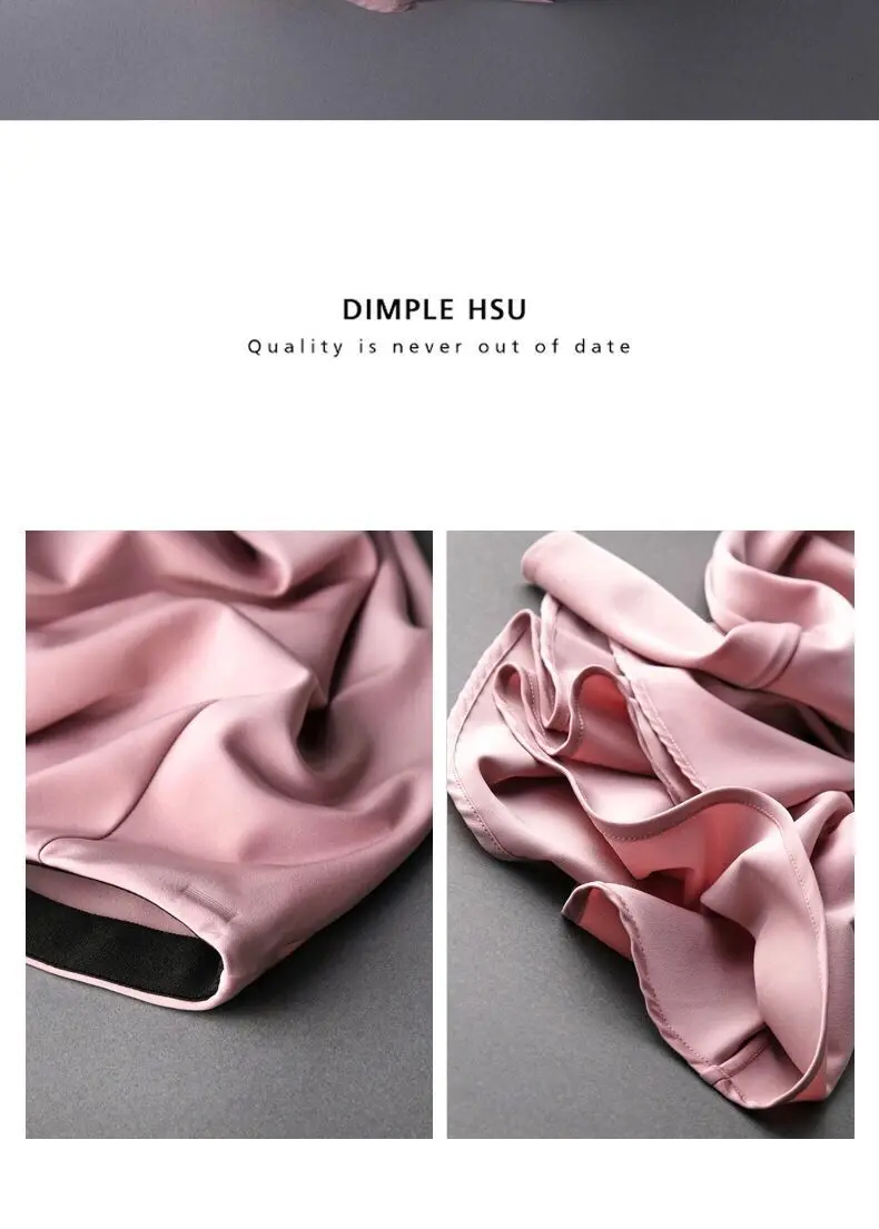 Summer Silk Midi Skirts Womens Korean England Style Satin Office Lady Simple Solid Elegant Faldas Mujer Moda Long Skirts Womens Summer Silk Midi Skirts Womens Korean England Style Satin Office Lady Simple Solid Elegant Faldas Mujer Moda Long Skirts Womens