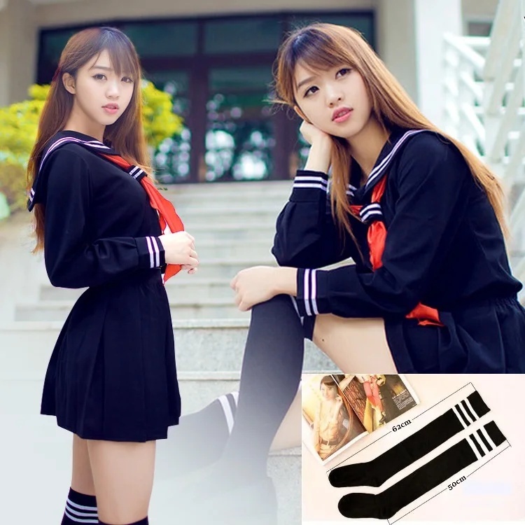 JK Студенческая японская школьная форма аниме Jigoku Shojo карнавальный костюм моряка