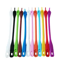 12 шт./компл. Цвет Фул силиконовый вино Стекло бутылки пить метка на чашку вечерние этикетки чашка определить этикетка Цвет в случайном порядке