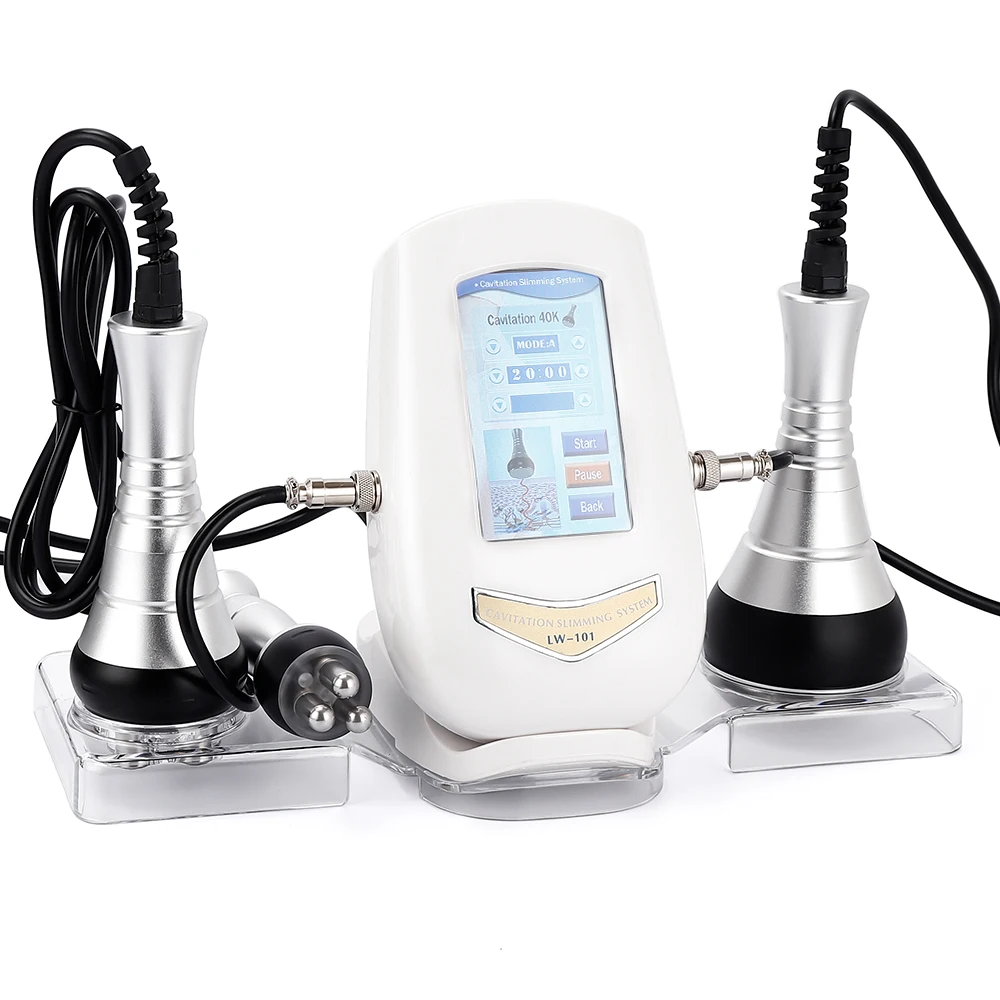 Ультразвуковая машина для похудения, 40 K, для похудения, для похудения, омоложения кожи, красоты, мультиполярная RF, Подтягивающая кожу, против морщин