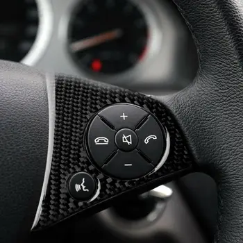 

Accessories Cover Trim W204 Stickers 2007-10 Parts Carbon Fiber Steering Wheel Button