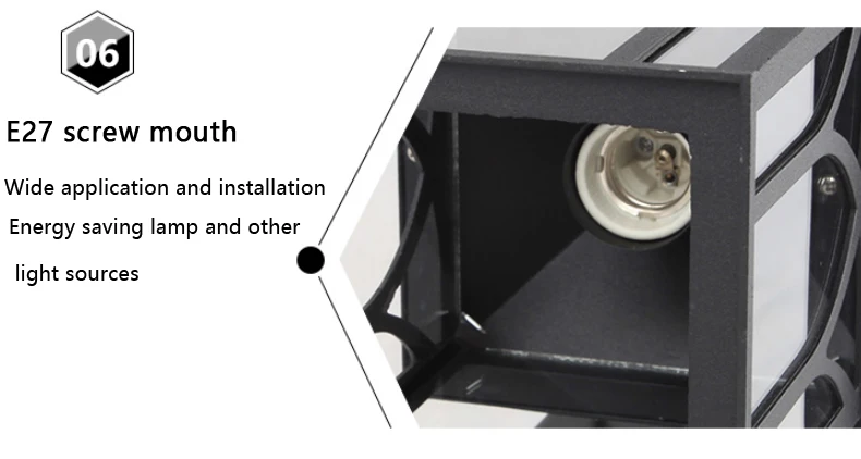 European antique aisle LED outdoor wall lamp Nordic simple waterproof modern outdoor balcony staircase courtyard wall lamp