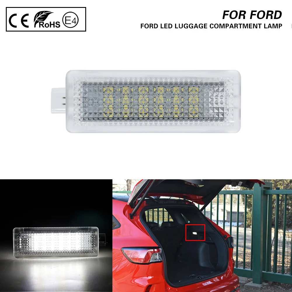 Светодиодная лампа для багажника Ford Escape Fusion Mustang Focus C Max Transit Connect 1 шт.|Сигнальная