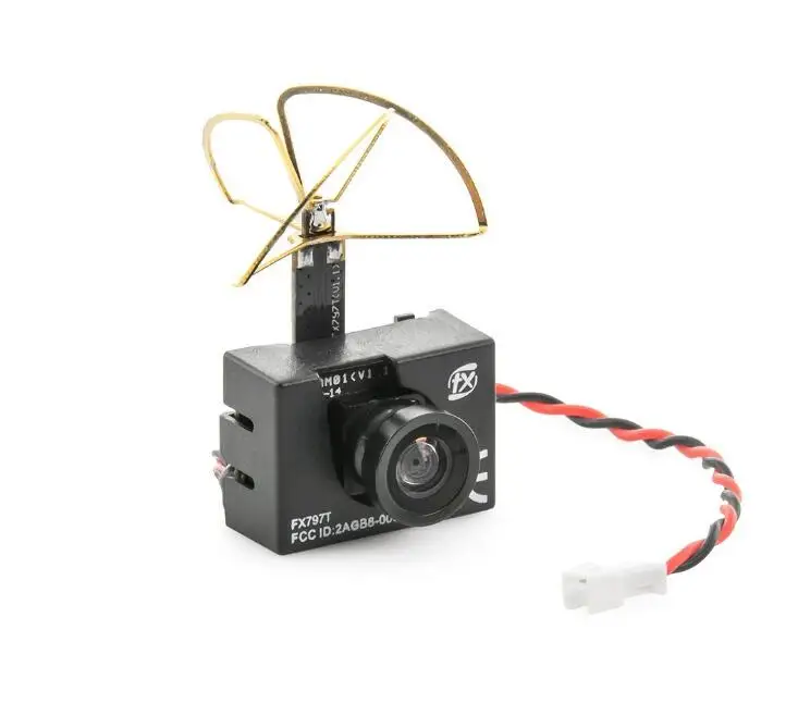 

NEW FX798T FPV 5.8G 25mW 40 Channel AV Transmitter With 600 TVL Camera Soft Antenna for DIY FPV Mini Drone RC Quadcopter