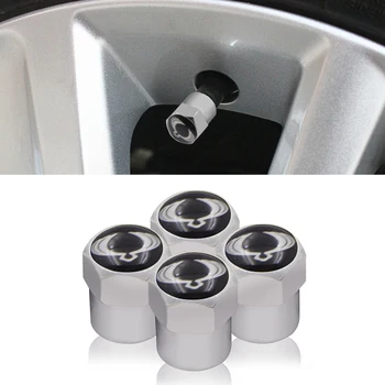 

Car Styling Valve Caps Logo Holster for SsangYong Actyon Kyron Korando Rexton Tivoli Emblems Accessories Badge 4 Pieces