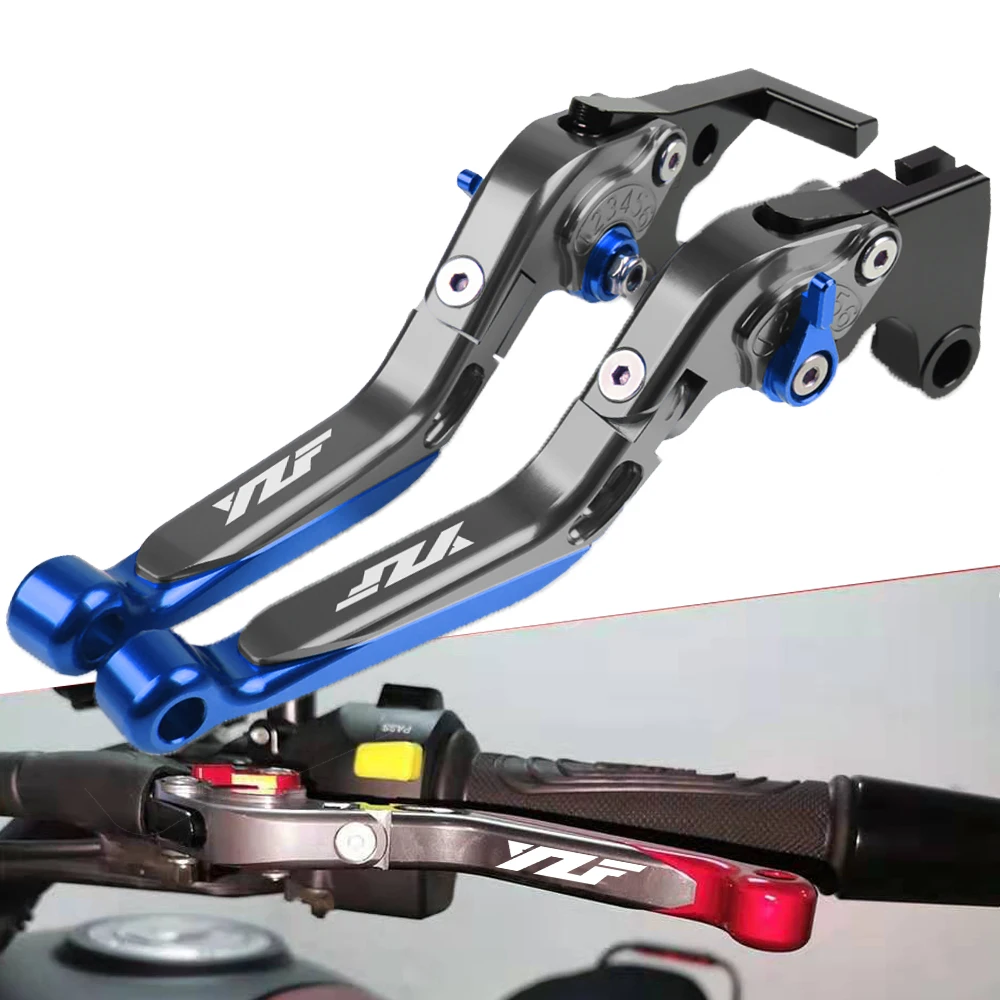 

For Yamaha YZF R1 YZF R6 YZFR6 YZF R125 YZFR15 R25 YZF R3 Motorcycle Parts Clutch Brake Lever Extendable Adjustable Handle Grips