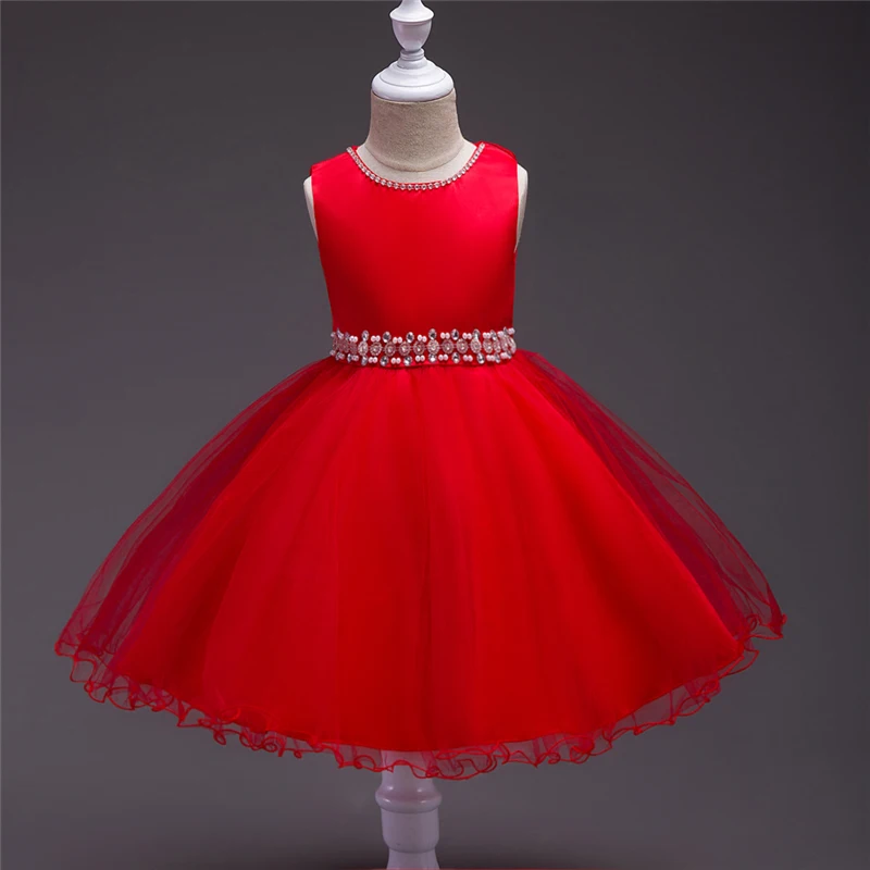 От 0 до 2 лет, 3, 4, 5, 6, 7, 8 лет, платье для маленьких девочек, детское элегантное вечернее платье принцессы, однотонная милая детская одежда красного, розового, фиолетового цветов