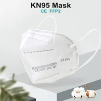 Mascarillas CE FFP2 KN95 Dustproof Anti-fog Masque Breathable Face Masks Filtration Mouth Masks 5-Layer Mouth Muffle Cover Mask 2