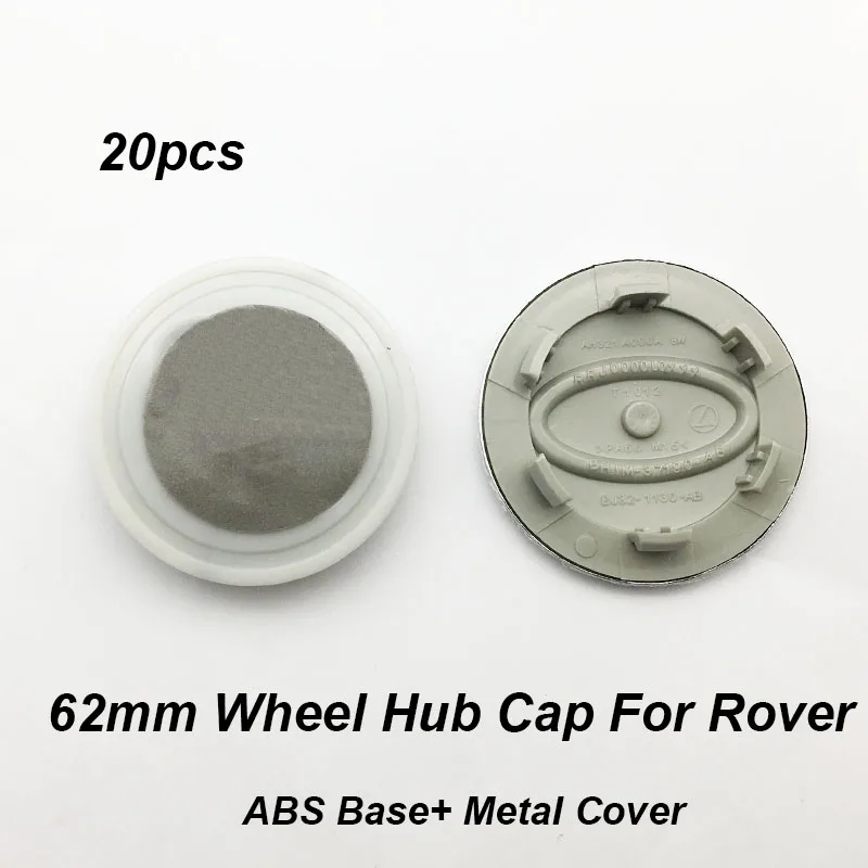 

20X For Range Discovery Freelander Evoque Car hub Cap 62MM Dust-proof Wheel Center Covers Rim Hub Auto Accessorie