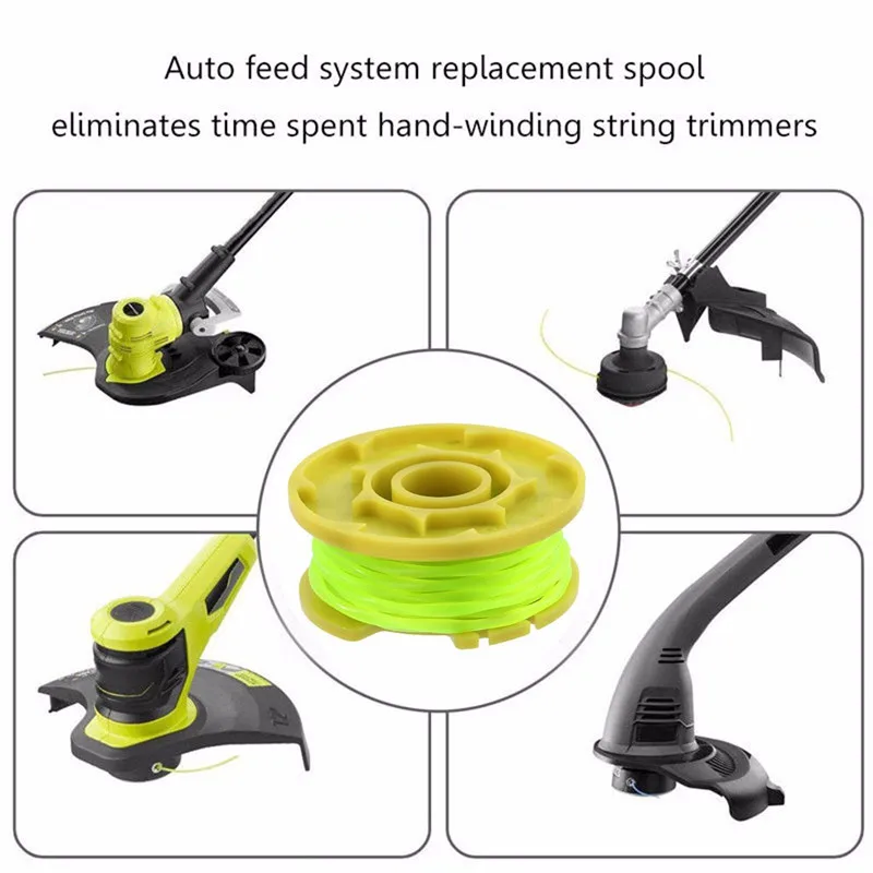 Для Ryobi One PLUS+ AC80RL3 сменная катушка витая линия 0,08 дюймов 11ft 4 инструменты для индивидуальных косметических средств для улучшения дома капля#0827