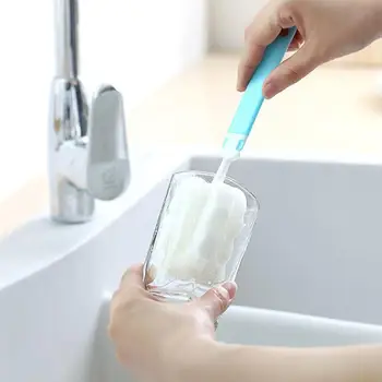 

Simple and Durable Foldable Cup Brush Bottle Brush Sponge Cleaning Cup Brush Kitchen Long Handle Cleaning Brush Tool