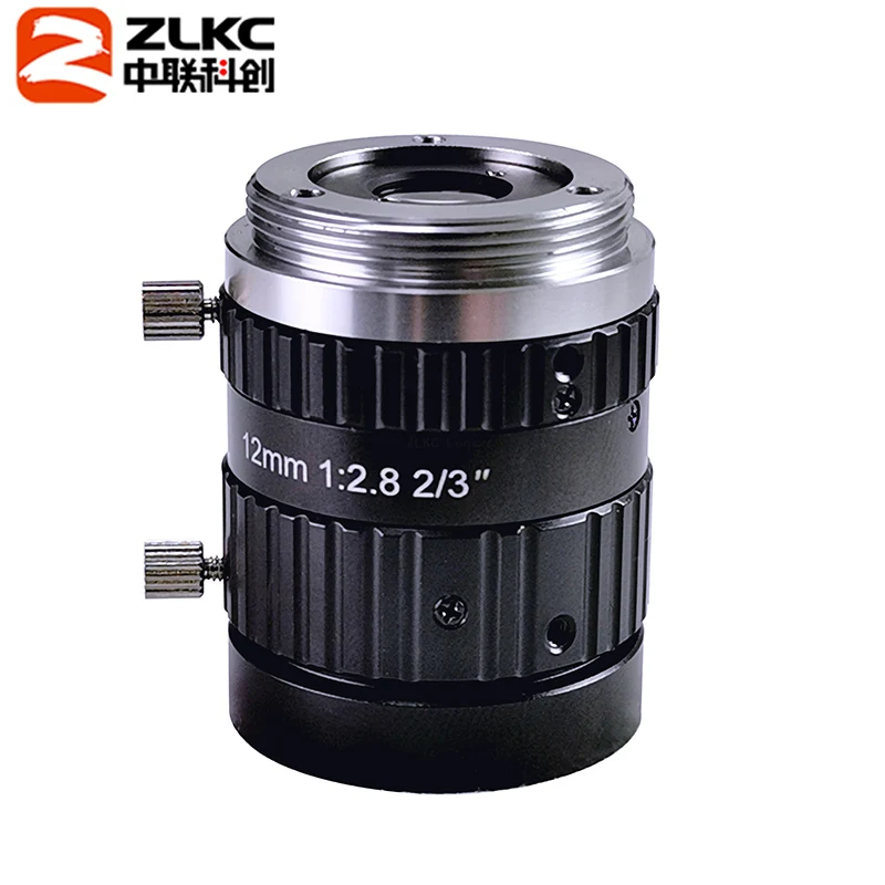 12mm 10MP 8 мм 12 мм 16 мм 25 мм 35 мм 50 мм фиксированный фокусный объектив fa C крепление подходит для промышленного осмотра и дорожного мониторинга - Цвет: 12mm