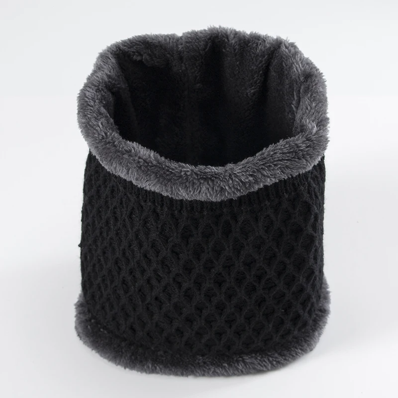 Ring Scarf 3 Winter Hats for Woman Hip Hop Knitted Hat Women's Warm Slouchy Cap Female Soft Baggy Skullies Beanies Crochet Ski Beanie Hat - Цвет: Ring Scarf 3