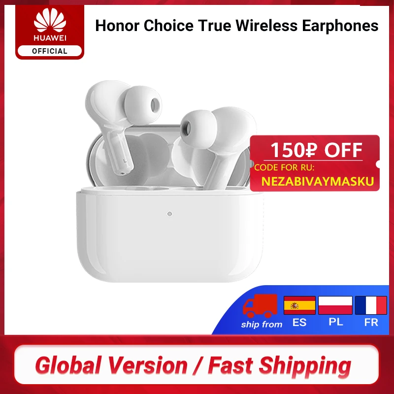 Global Version Honor Choice True Wireless Earbuds TWS Wireless Bluetooth Earphone Dual-microphone Noise Reduction Earphone