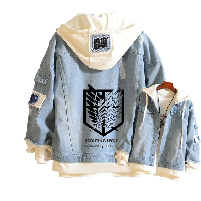 Attack on titan windbreaker Clearance