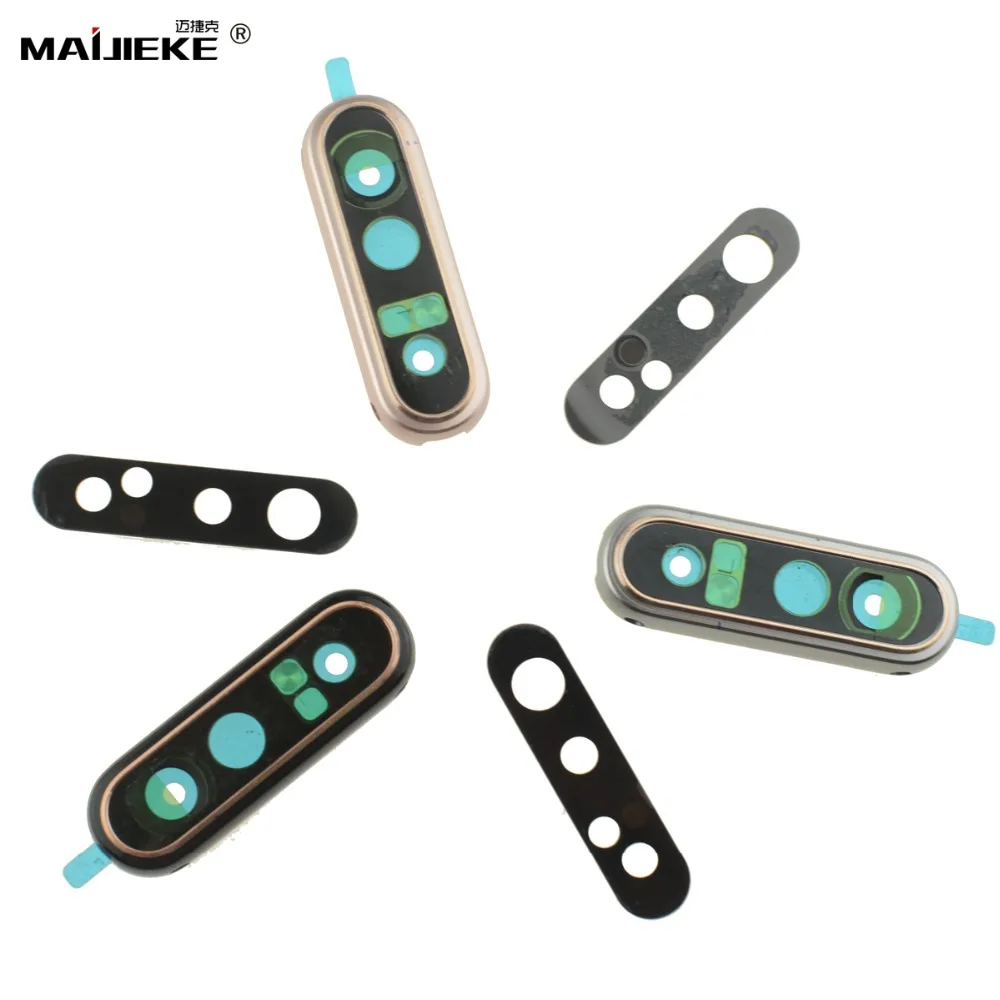 5 шт. сменные стеклянные линзы для задней камеры с рамкой и наклейкой Samsung Galaxy A50 A70