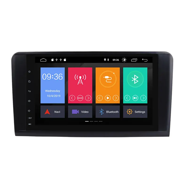  Android 9.0 2 Din car dvd GPS player For Mercedes Benz ML W164 W300 ML350 ML450 GL X164 G320 GL350 