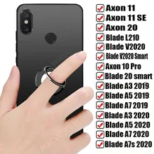 עבור ZTE Axon 10 פרו 11 4G SE 5G 20 להב A3 A5 A7 2019 A7s 2020 L210 v2020 חכם חזרה טבעת מחזיק סוגר מקרה טלפון רך כיסוי